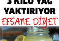 5 Günde 3 Kilo Yağ Yaktıran Diyet
