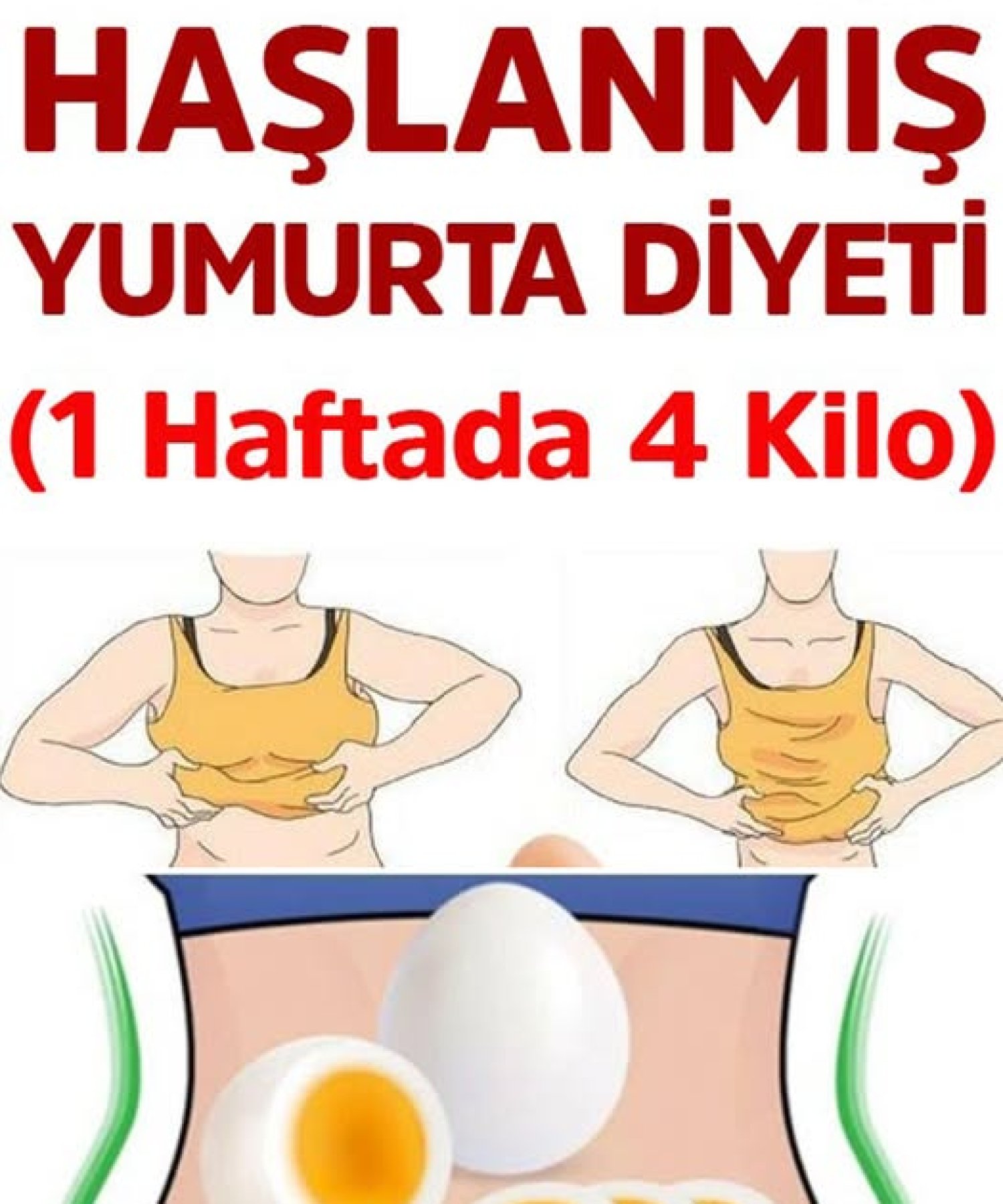 Yumurta diyetiyle bir haftada 4 kilo vereceksiniz