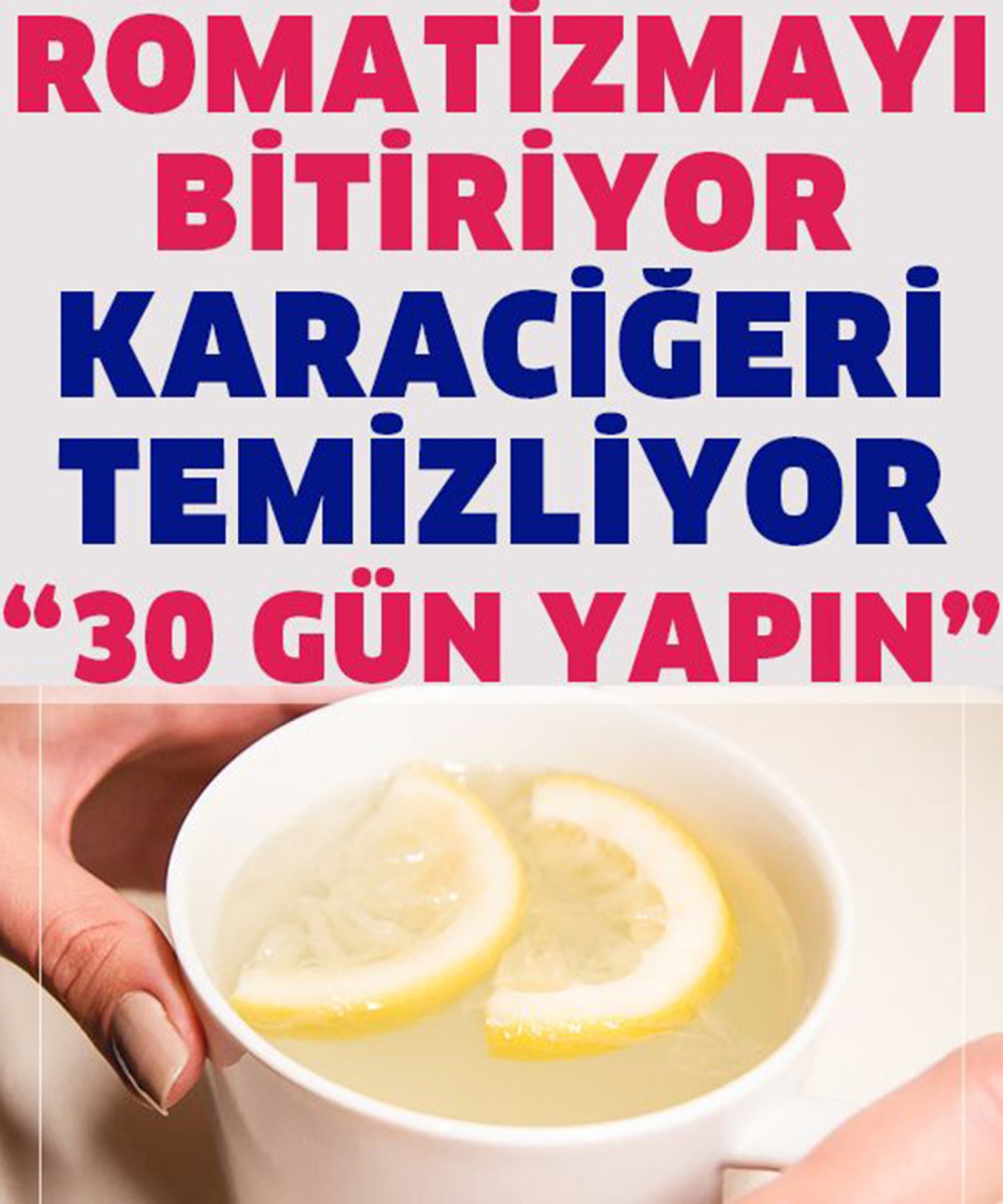 Romatizmayı Bitiriyor Karaciğeri Temizliyor