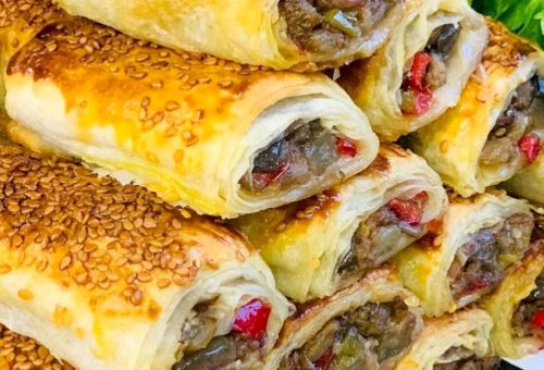 KIYMALI PATLICANLI BÖREK TARİFİ