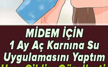1 Ay Boyunca Aç Karına Su İçtiğinizde Ne Oluyor