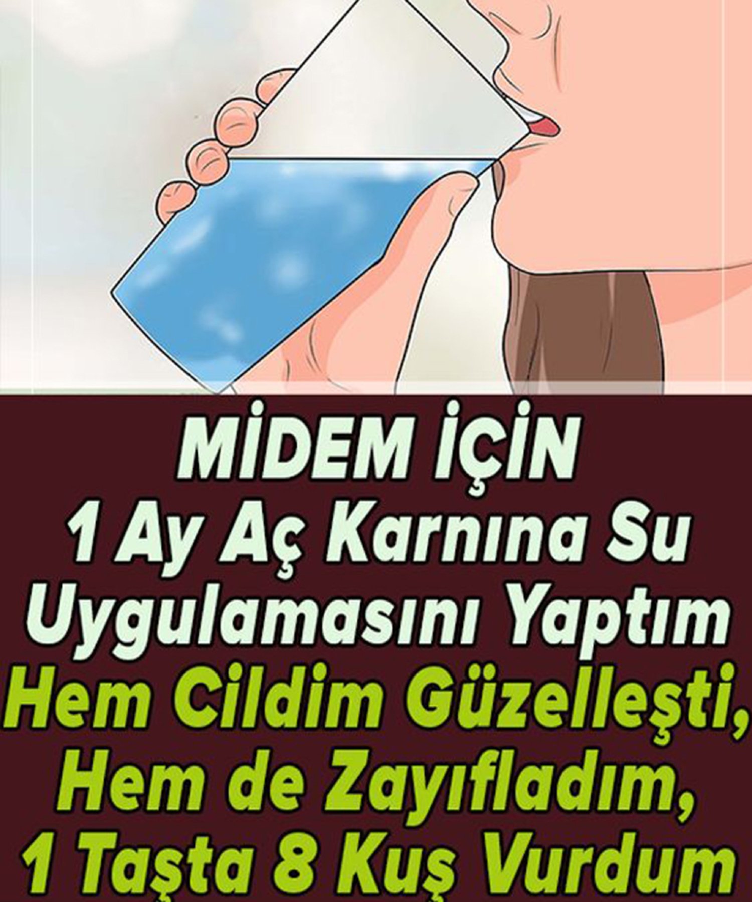 1 Ay Boyunca Aç Karına Su İçtiğinizde Ne Oluyor