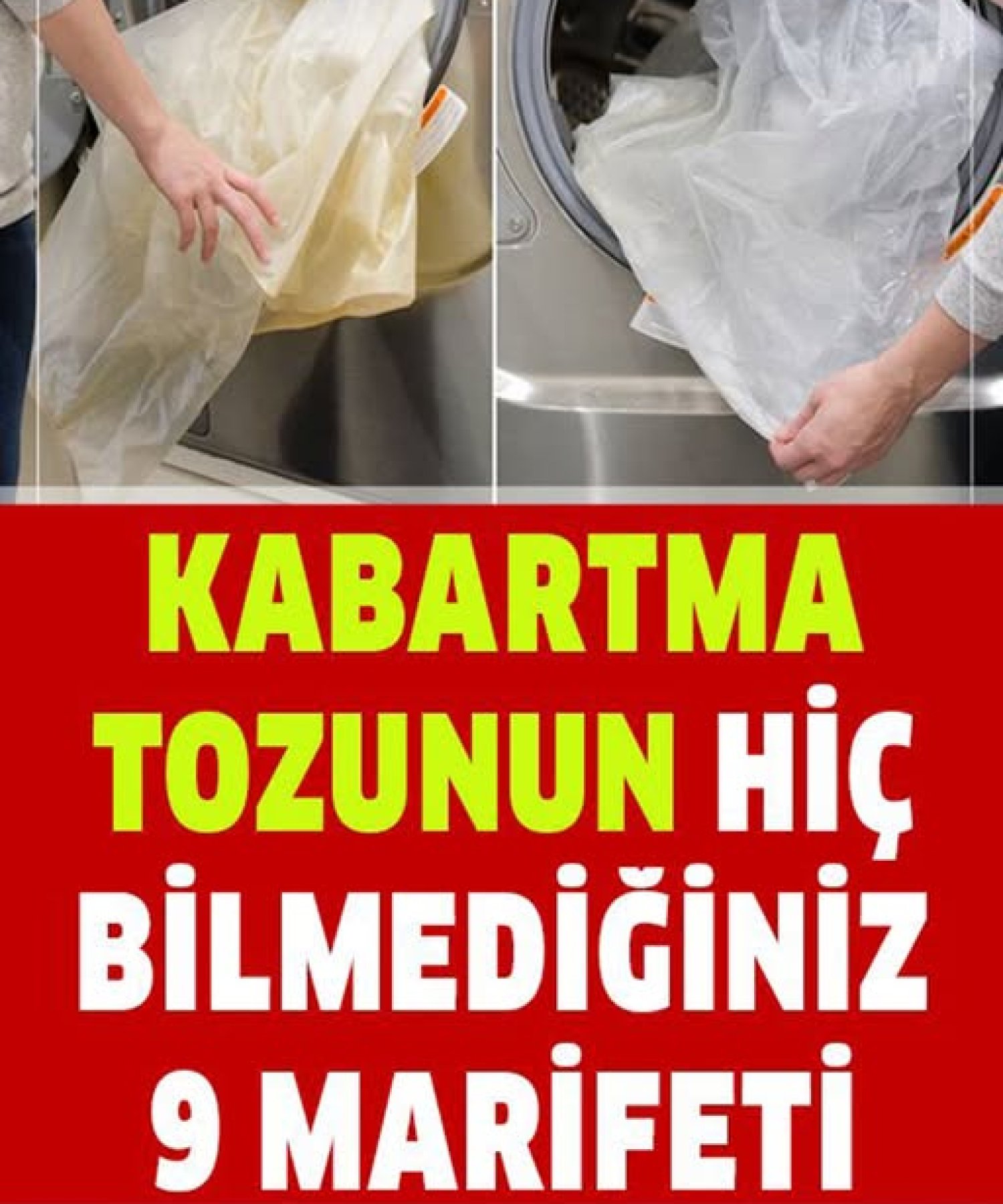 Kabartma tozunun büyük faydaları