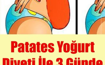 Patates Yoğurt Perhizi İle 3 Günde 4 Kilo Verin