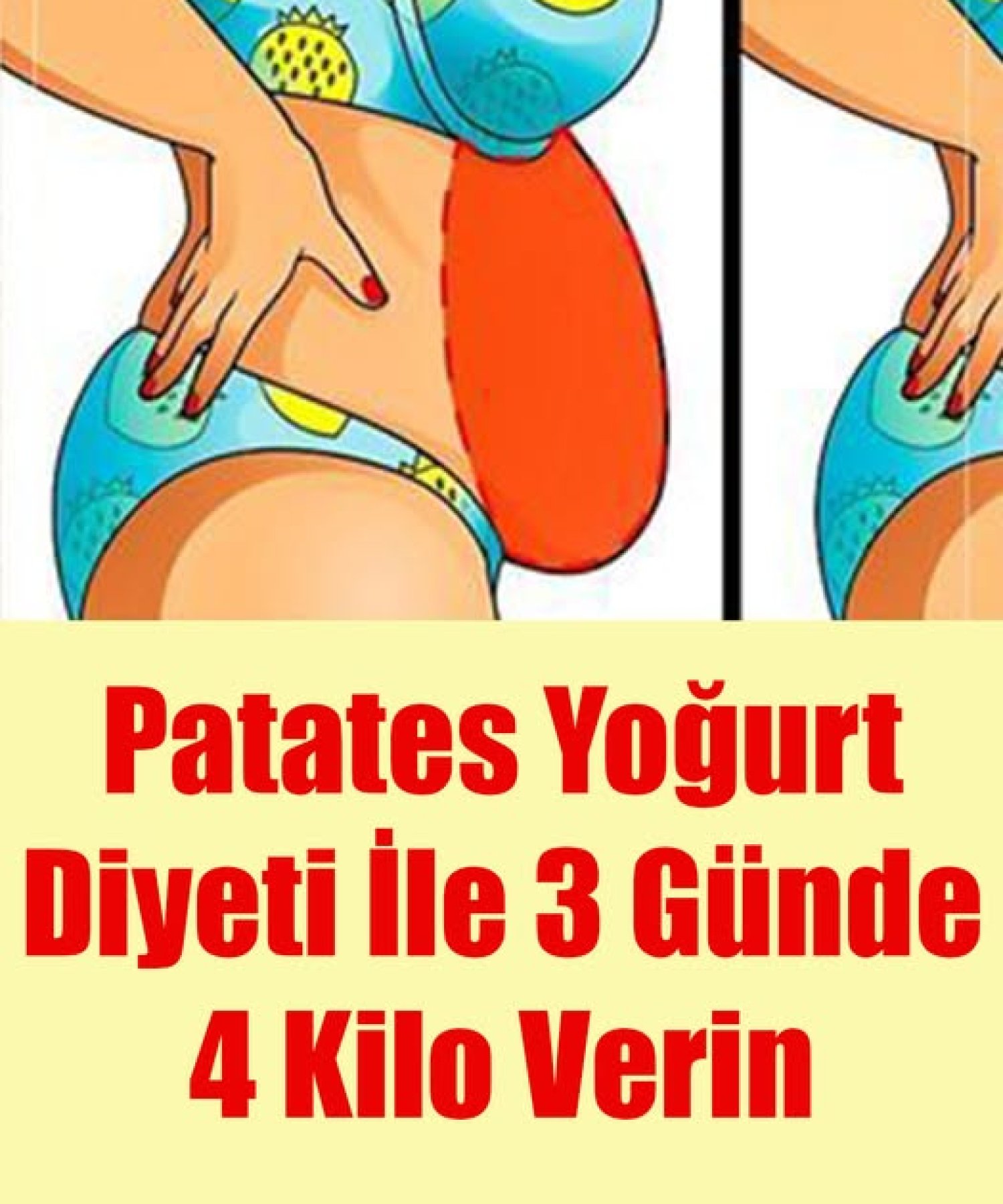 Patates Yoğurt Perhizi İle 3 Günde 4 Kilo Verin