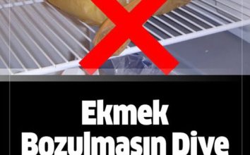 Ekmeklerinizi asla buzdolabına koymayın