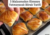 3 Malzemeden Kimseye Yetmeyecek Börek Tarifi