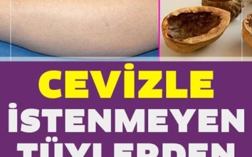 Cevizle İstenmeyen Tüylerden Kurtulmanın Kesin Yolu