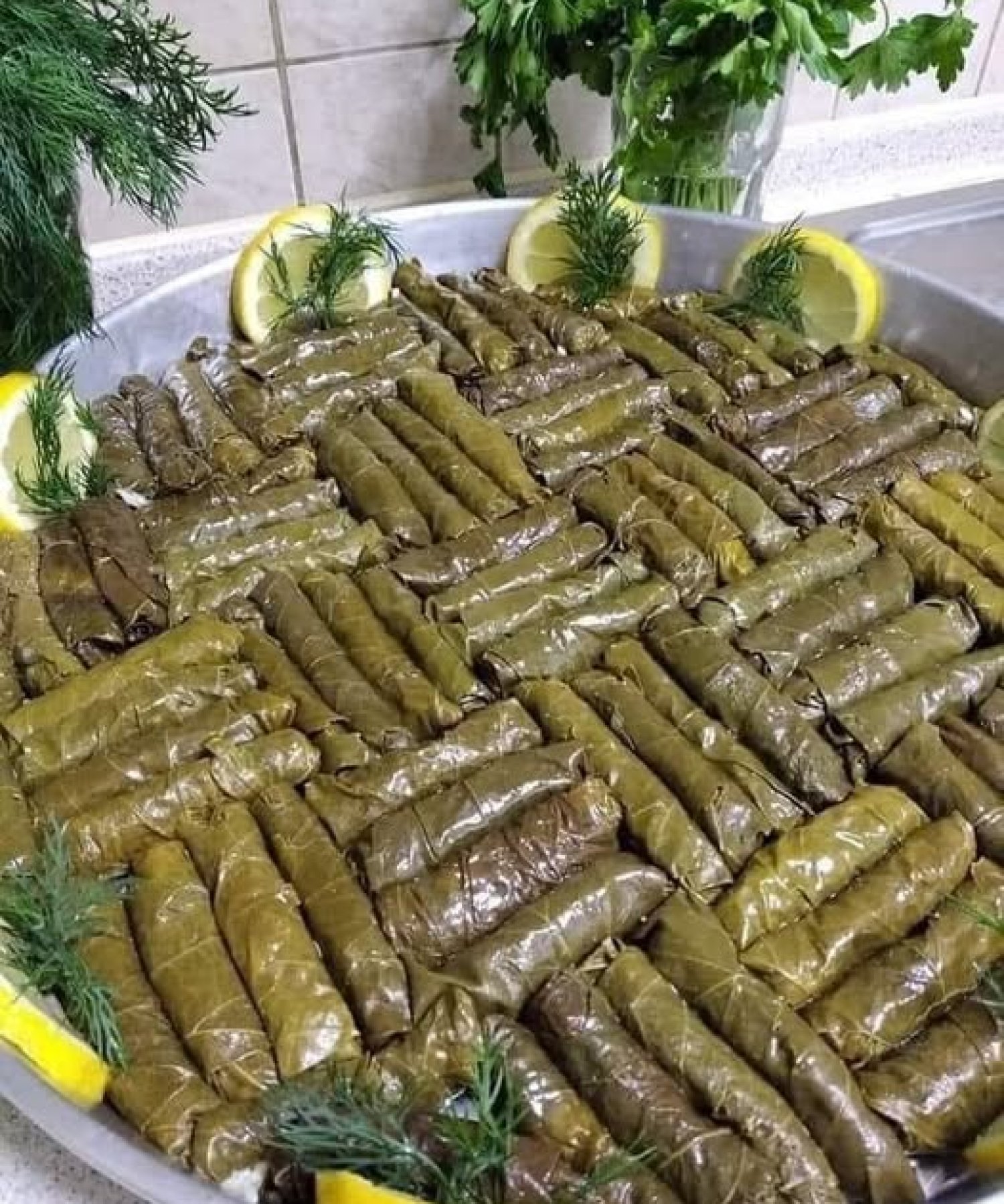 Ege Usulü Zeytinyağlı Yaprak Sarma